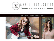 Tablet Screenshot of angieblackburnphotography.com